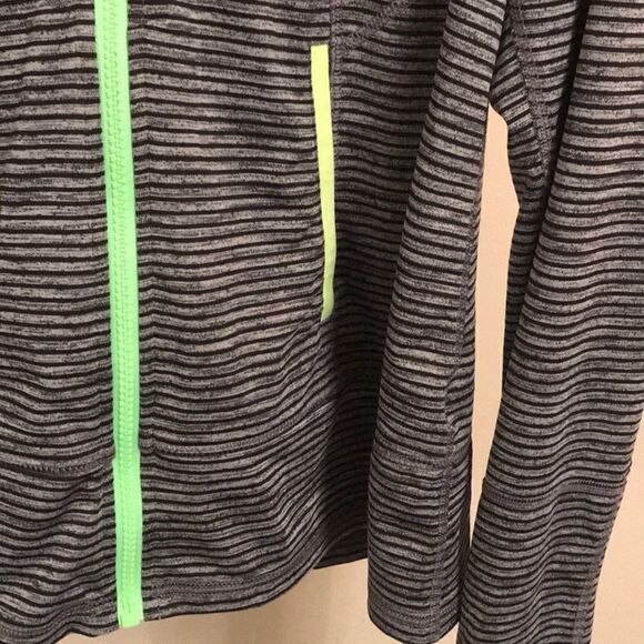 Lukka Black Stripe Zip Hooded Jacket - Size XL - Picture 3 of 8